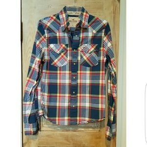 Hollister plaid shirt